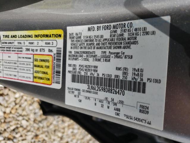 Photo 10 from auction – 2013 LINCOLN MKZ with VIN 3LN6L2G98DR826470