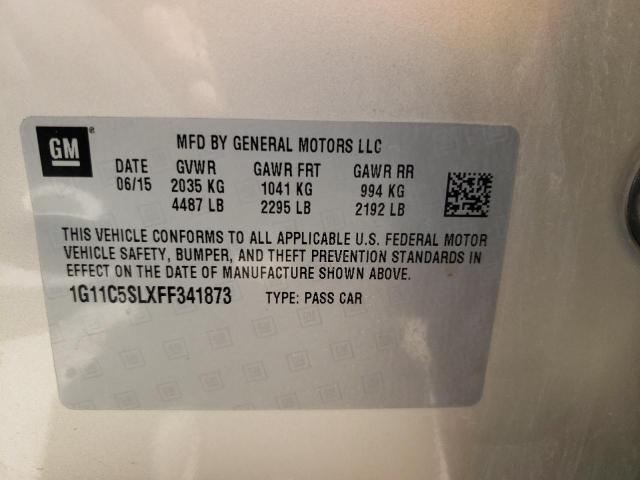 Photo 10 from auction – 2015 CHEVROLET MALIBU 1LT with VIN 1G11C5SLXFF341873
