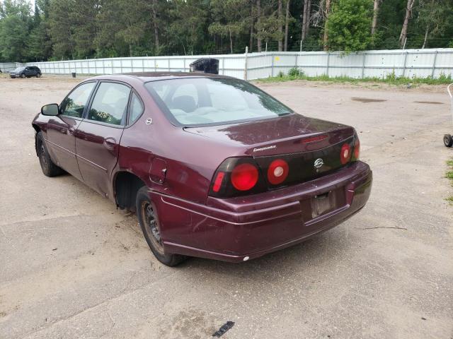 Photo 3 from auction – 2004 CHEVROLET IMPALA with VIN 2G1WF52E349426042