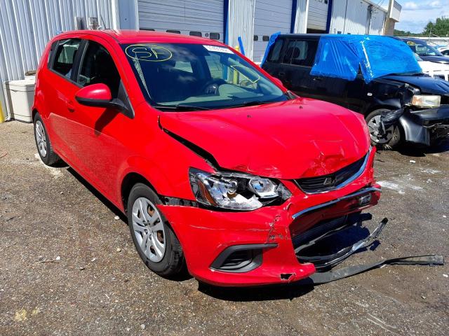CHEVROLET SONIC 2019 with VIN 1G1JG6SB7K4109996 - Photo from auction