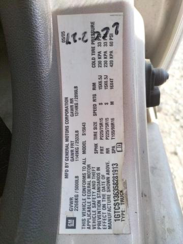Photo 10 from auction – 2005 GMC CANYON with VIN 1GTCS136358281913