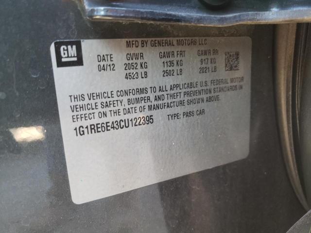Photo 10 from auction – 2012 CHEVROLET VOLT with VIN 1G1RE6E43CU122395