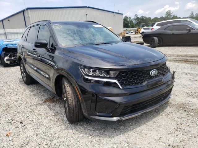 KIA SORENTO S 2021 with VIN 5XYRL4LC2MG066741 - Photo from auction
