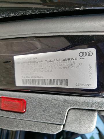 Photo 10 from auction – 2021 AUDI A4 PREMIUM with VIN WAUABAF48MN006357