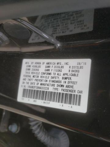 Photo 10 from auction – 2017 ACURA TLX with VIN 19UUB2F39HA000238