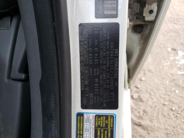 Photo 10 from auction – 2007 KIA RIO BASE with VIN KNADE123976188280
