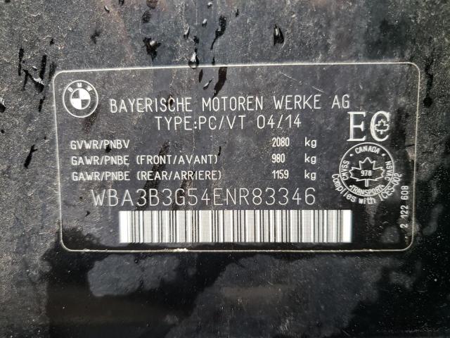 Photo 10 from auction – 2014 BMW 328 XI with VIN WBA3B3G54ENR83346