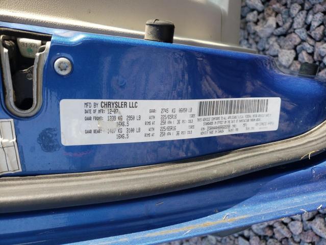 Photo 10 from auction – 2008 DODGE GRAND CARA with VIN 2D8HN44H88R669289