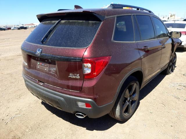 Photo 4 from auction – 2021 HONDA PASSPORT E with VIN 5FNYF8H06MB026467