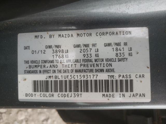Photo 10 from auction – 2012 MAZDA 3 I with VIN JM1BL1UF5C1593177