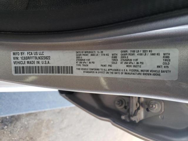 Photo 10 from auction – 2020 RAM 1500 BIG H with VIN 1C6SRFFT9LN323822
