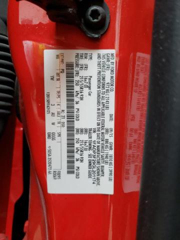 Photo 10 from auction – 2016 FORD FOCUS SE with VIN 1FADP3F29GL201174