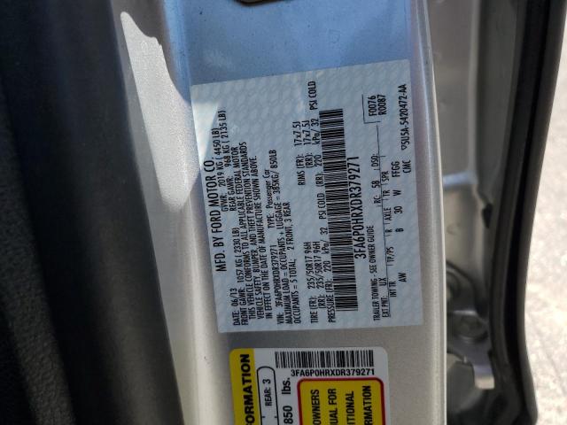 Photo 10 from auction – 2013 FORD FUSION SE with VIN 3FA6P0HRXDR379271