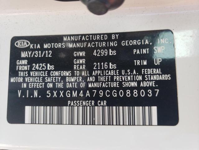 Photo 10 from auction – 2012 KIA OPTIMA LX with VIN 5XXGM4A79CG088037