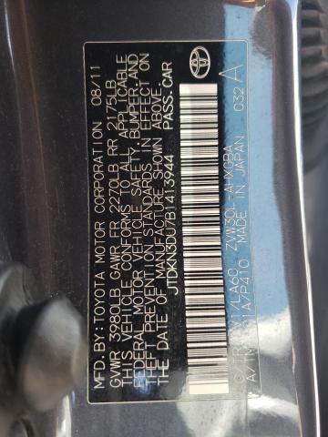 Photo 10 from auction – 2011 TOYOTA PRIUS with VIN JTDKN3DU7B1413944