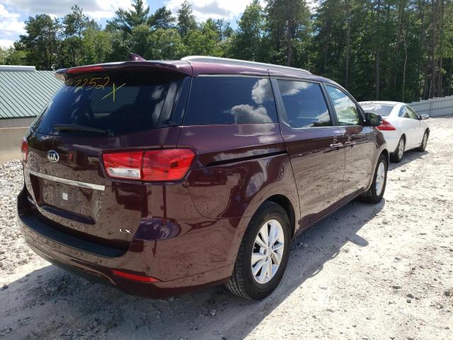 Photo 4 from auction – 2015 KIA SEDONA LX with VIN KNDMB5C12F6020396