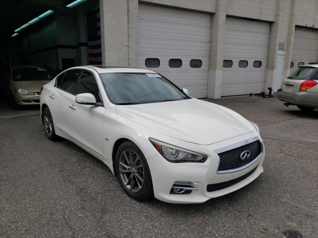 INFINITI Q50 PREMIU 2017 with VIN JN1EV7AR8HM838670 - Photo from auction