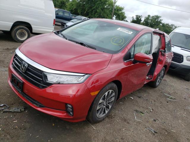 Photo 2 from auction – 2022 HONDA ODYSSEY EX with VIN 5FNRL6H70NB063255