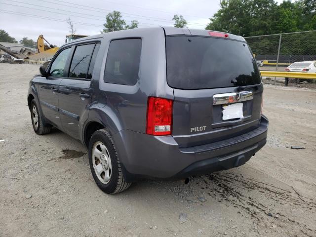 Photo 3 from auction – 2014 HONDA PILOT LX with VIN 5FNYF3H24EB019698
