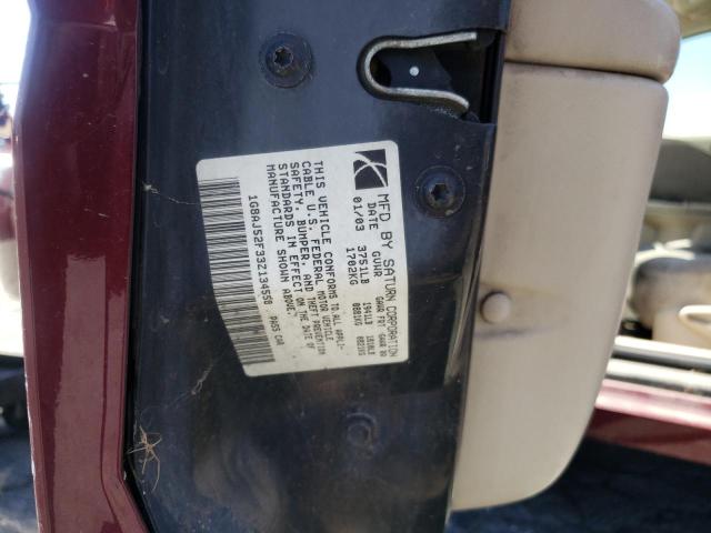 Photo 10 from auction – 2003 SATURN ION LEVEL with VIN 1G8AJ52F33Z134558