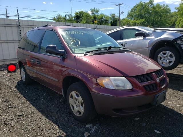DODGE CARAVAN SE 2003 with VIN 1D8GP25393B120026 - Photo from auction