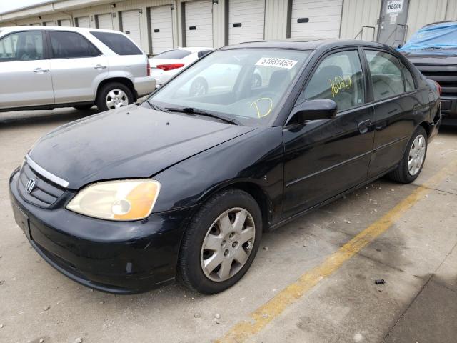 Photo 2 from auction – 2001 HONDA CIVIC EX with VIN 1HGES26781L040635