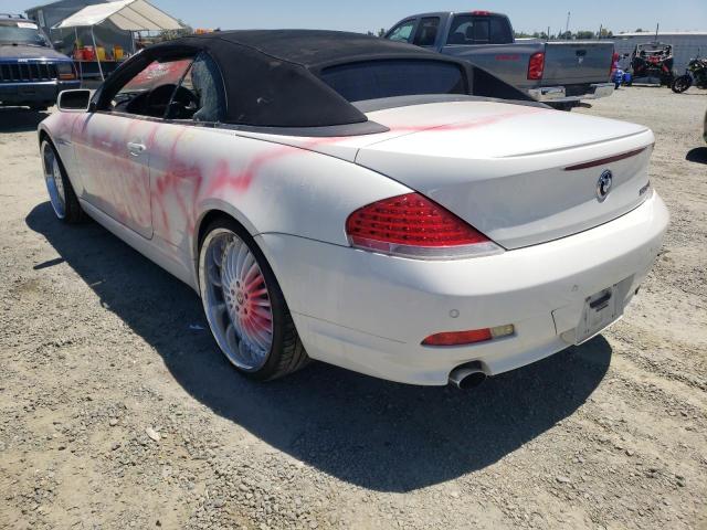 Photo 3 from auction – 2006 BMW 650 I with VIN WBAEK13436CN75606