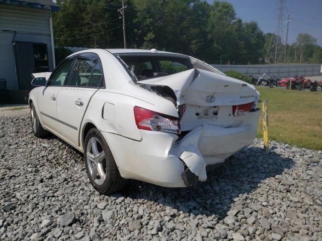Photo 3 from auction – 2008 HYUNDAI SONATA SE with VIN 5NPEU46C88H307093
