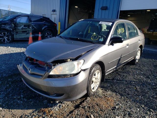 Photo 2 from auction – 2005 HONDA CIVIC DX with VIN 2HGES16165H047706