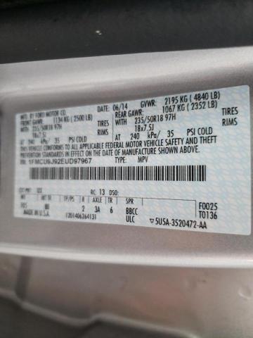 Photo 10 from auction – 2014 FORD ESCAPE TIT with VIN 1FMCU9J92EUD97967