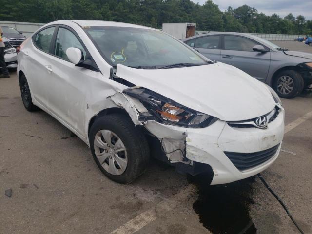 HYUNDAI ELANTRA SE 2016 with VIN 5NPDH4AEXGH751843 - Photo from auction