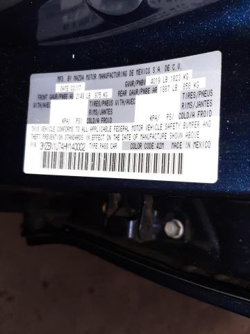 Photo 10 from auction – 2017 MAZDA 3 SPORT with VIN 3MZBN1U74HM140002