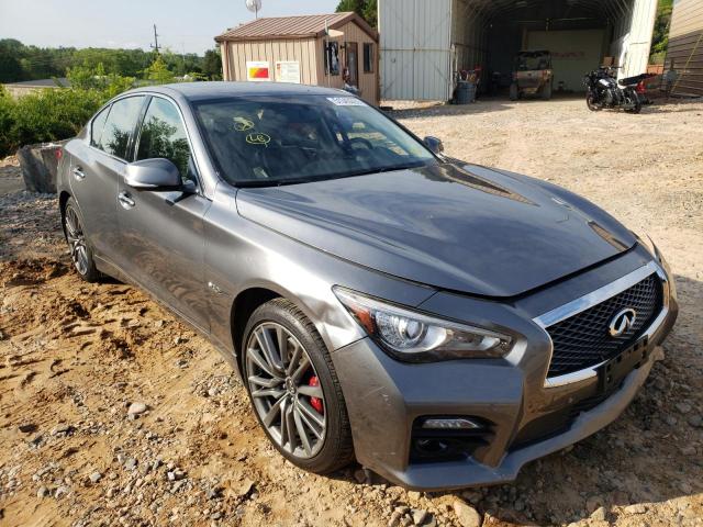 INFINITI Q50 RED SP 2017 with VIN JN1FV7AR9HM871598 - Photo from auction