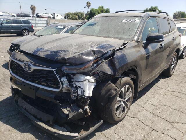 Photo 2 from auction – 2021 TOYOTA HIGHLANDER with VIN 5TDHBRCH1MS045289