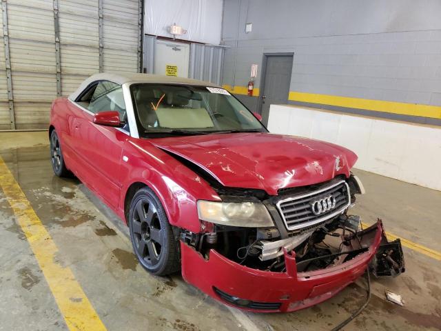 AUDI A4 1.8 CAB 2004 with VIN WAUAC48H84K004429 - Photo from auction