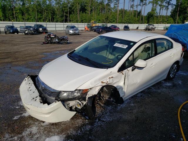 Photo 2 from auction – 2012 HONDA CIVIC LX with VIN 19XFB2F53CE068212