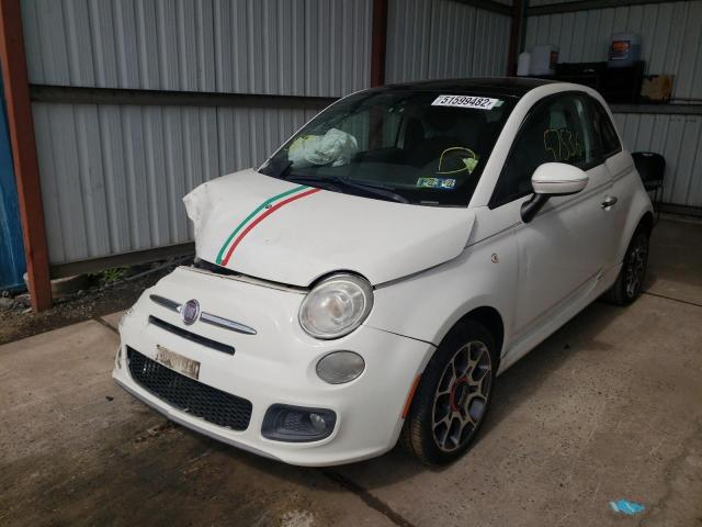 Photo 2 from auction – 2012 FIAT 500 SPORT with VIN 3C3CFFBR9CT115198