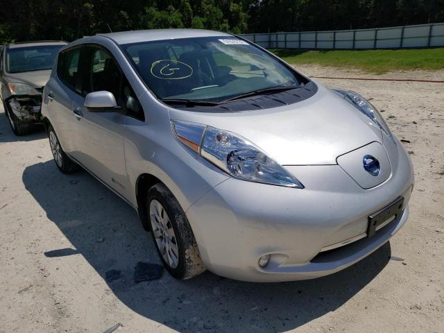NISSAN LEAF S 2017 with VIN 1N4BZ0CP7HC310640 - Photo from auction
