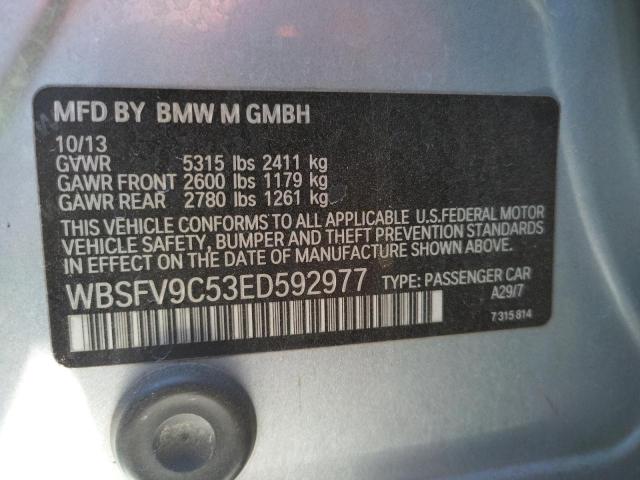 Photo 10 from auction – 2014 BMW M5 with VIN WBSFV9C53ED592977