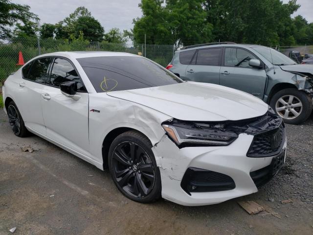ACURA TLX TECH A 2021 with VIN 19UUB6F56MA007246 - Photo from auction