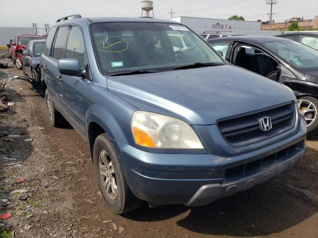 HONDA PILOT EXL 2005 with VIN 2HKYF18565H516266 - Photo from auction