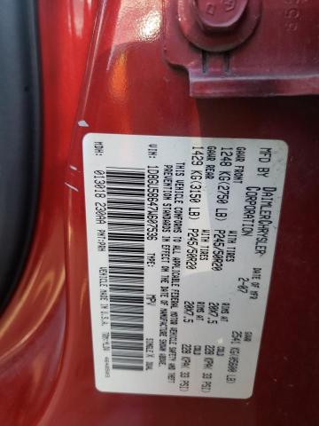 Foto 10 de la subasta – 2007 DODGE NITRO R/T con VIN 1D8GU58647W607536