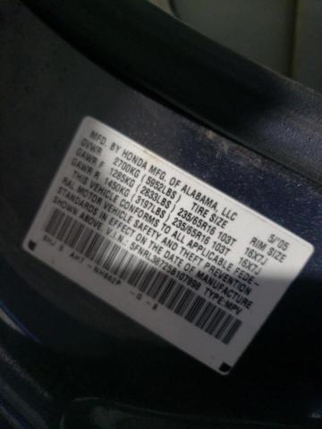 Photo 10 from auction – 2005 HONDA ODYSSEY EX with VIN 5FNRL38725B107898