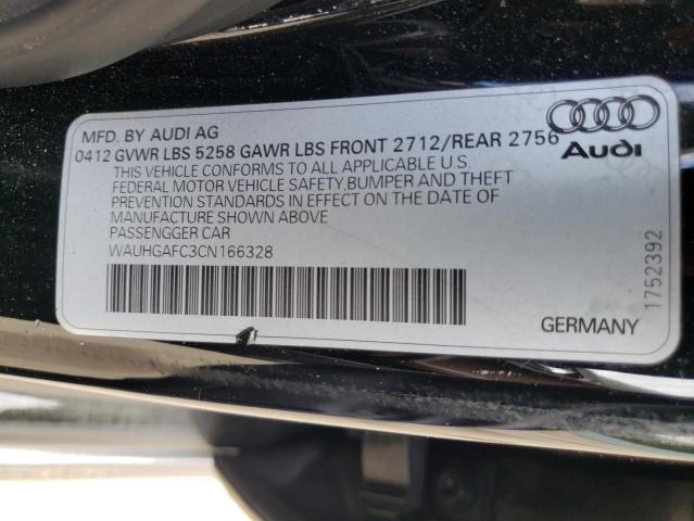 Photo 10 from auction – 2012 AUDI A6 with VIN WAUHGAFC3CN166328