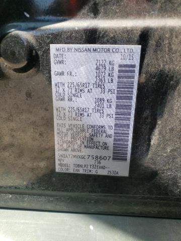 Photo 10 from auction – 2016 NISSAN ROGUE S with VIN 5N1AT2MVXGC758607