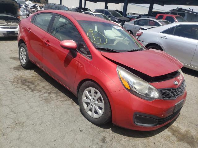 KIA RIO LX 2013 with VIN KNADM4A39D6308189 - Photo from auction