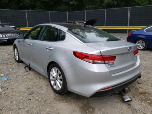Photo 3 from auction – 2016 KIA OPTIMA EX with VIN 5XXGU4L32GG113165