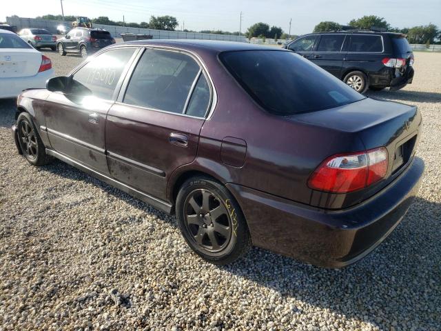 Photo 3 from auction – 2000 HONDA CIVIC with VIN 1HGEJ6677YL026990