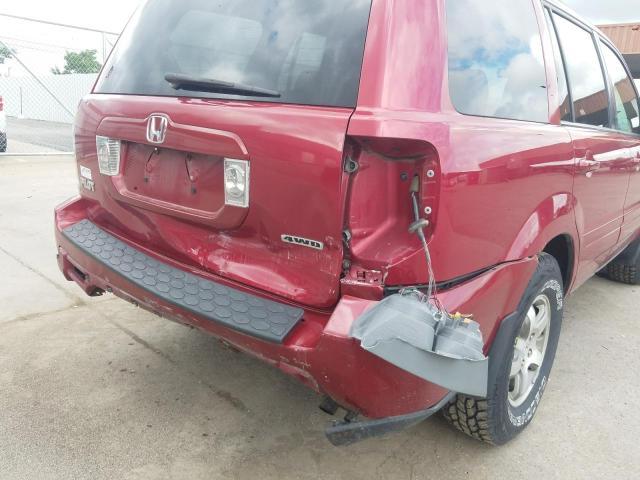 Photo 9 from auction – 2006 HONDA PILOT 4X4 with VIN 5FNYF18606B025006