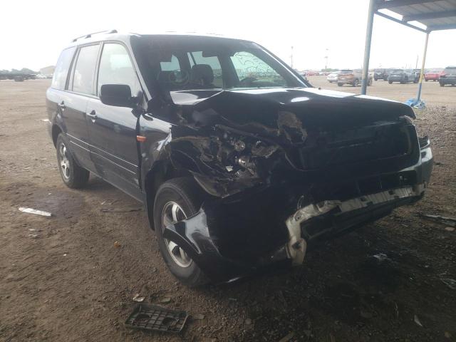 HONDA PILOT EXL 2007 with VIN 5FNYF28787B026095 - Photo from auction